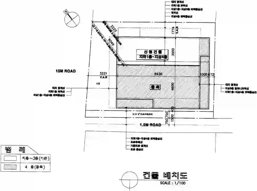 필동3가 21-4 배치도 이미지